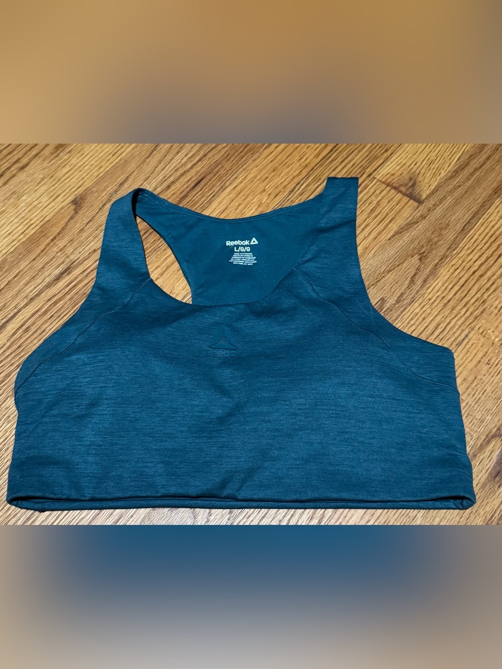 Reebok Teal Racerback Sports Bra